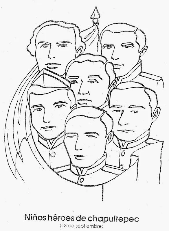 Jardin Escolar: Niños Héroes - Dibujos Para Colorear Jardin Escolar: Niños Héroes - Dibujos Para Colorear