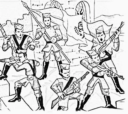 Jardin Escolar: Niños Héroes - Dibujos Para Colorear Jardin Escolar: Niños Héroes - Dibujos Para Colorear