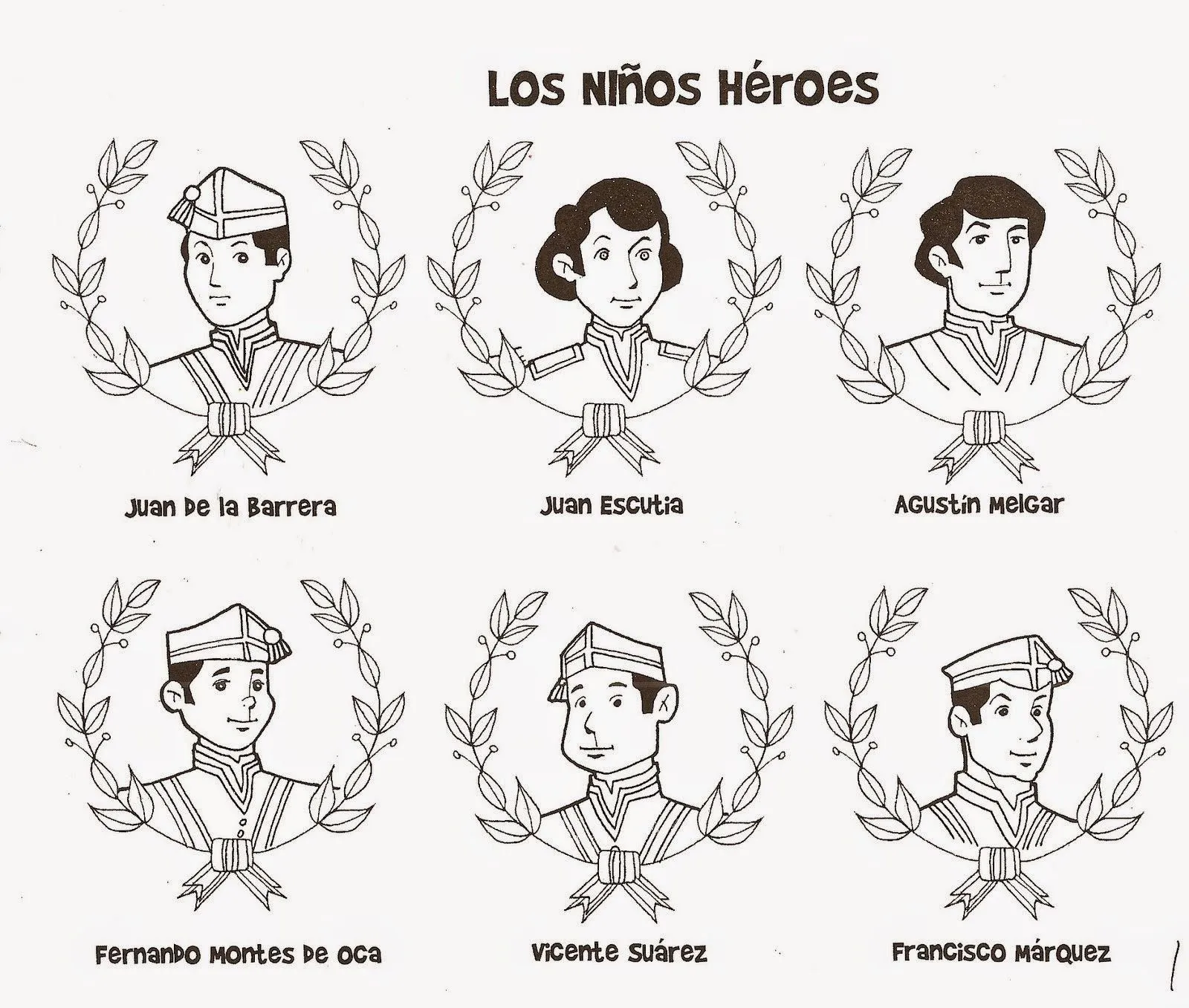 Jardin Escolar: Niños Héroes - Dibujos Para Colorear Jardin Escolar: Niños Héroes - Dibujos Para Colorear
