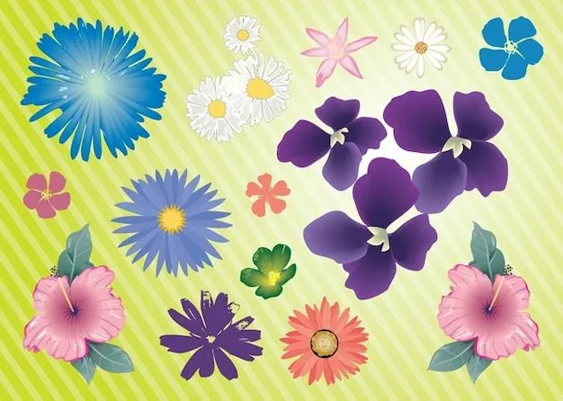 jardín de flores vector | Descargar Vectores gratis jardín de flores vector | Descargar Vectores gratis