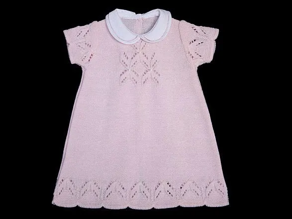 El jardín de Lulú: Vestidos bebé en punto
