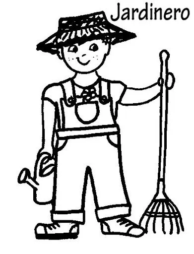 JARDINEROS DIBUJOS PARA COLOREAR | Dibujos para colorear JARDINEROS DIBUJOS PARA COLOREAR | Dibujos para colorear