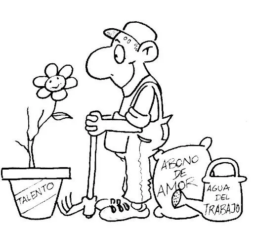 JARDINEROS DIBUJOS PARA COLOREAR | Dibujos para colorear JARDINEROS DIBUJOS PARA COLOREAR | Dibujos para colorear
