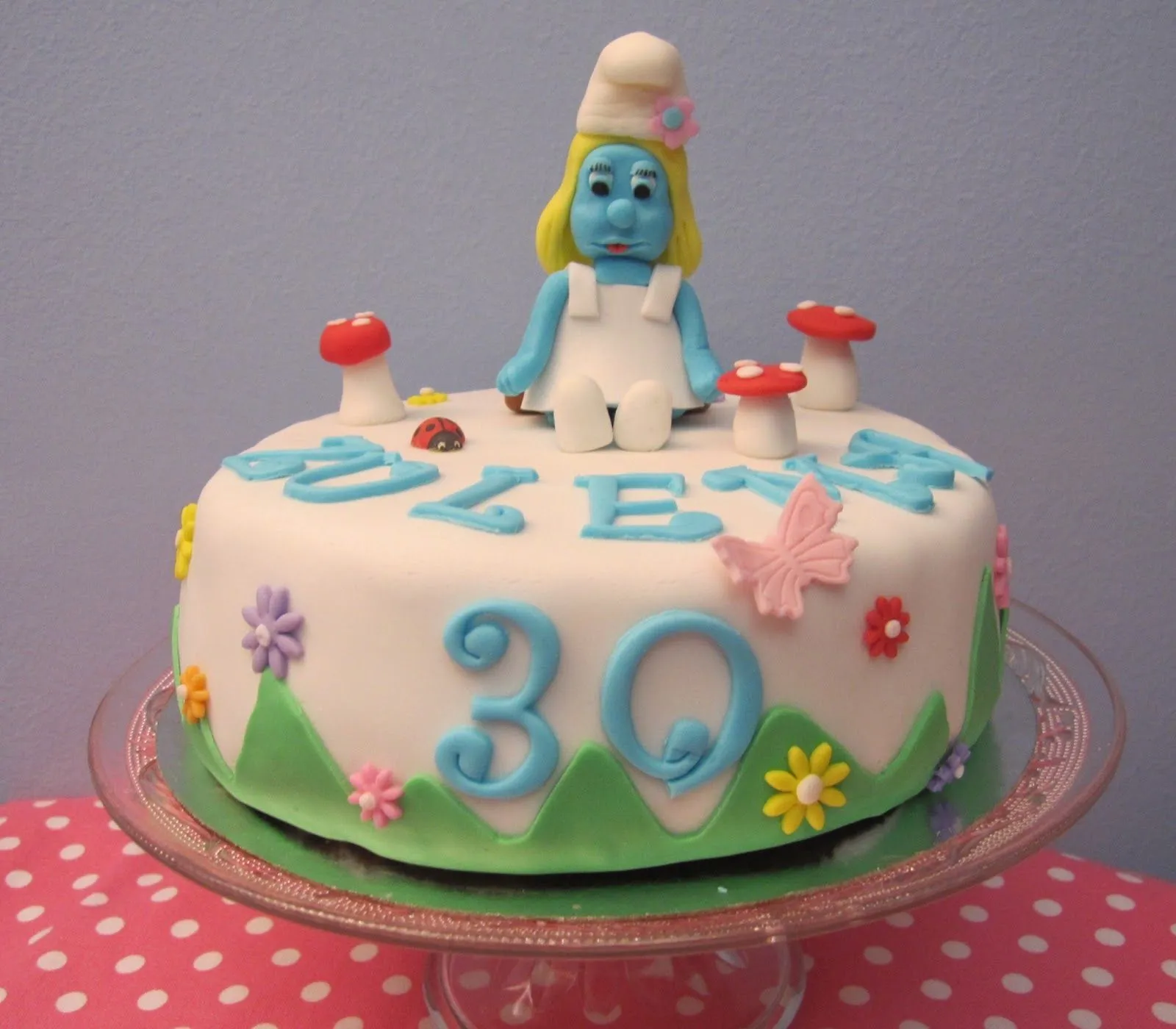 Jarita's Cookies: Tarta Pitufina
