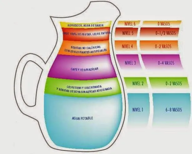 El plato del buen comer y la jarra del buen bebér - Imagui