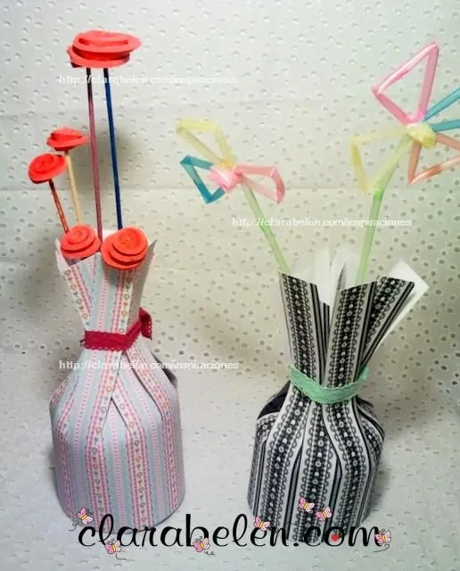 Inspiraciones: manualidades y reciclaje | Jarrones fáciles de ... Inspiraciones: manualidades y reciclaje | Jarrones fáciles de ...