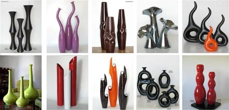 Jarrones modernos de diseño. Polonio, ceramica decoracion regalo Jarrones modernos de diseño. Polonio, ceramica decoracion regalo