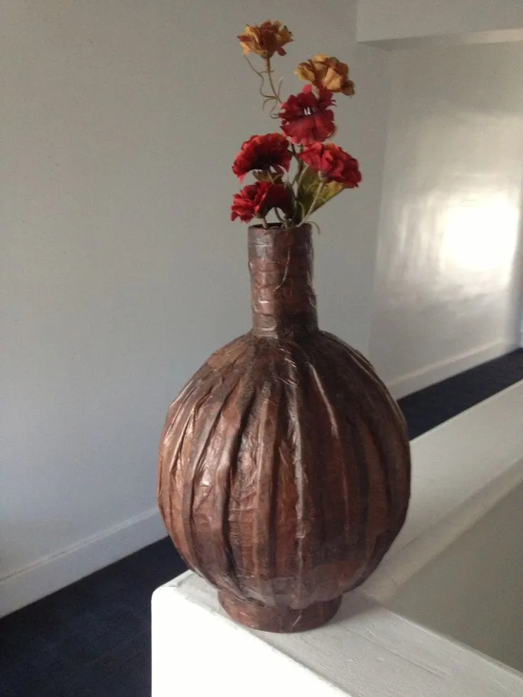 jarrones de papel on Pinterest
