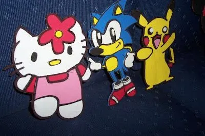 Javiart !: PERSONAJES CARTOONS, CON GOMA EVA