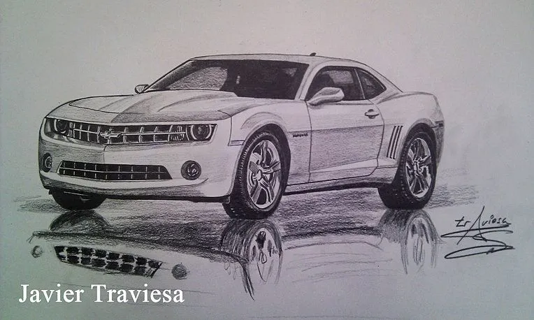 Camaro 2014 dibujo - Imagui