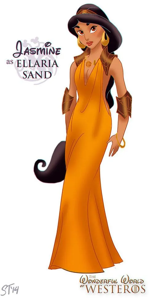 Jazmin vs Ellaria Sand Princesas Disney GOT - Fans Fiction Podcast