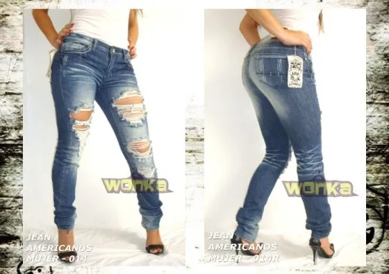 Jeans Americanos Para Mujer Nueva Coleccion - Almacen de Ropa ... Jeans Americanos Para Mujer Nueva Coleccion - Almacen de Ropa ...