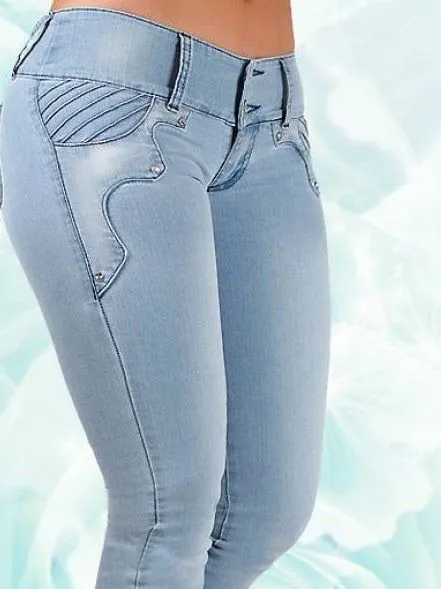 Jeans para Damas Levanta Cola, Cintura y Rotos | Zandrysboutique ...