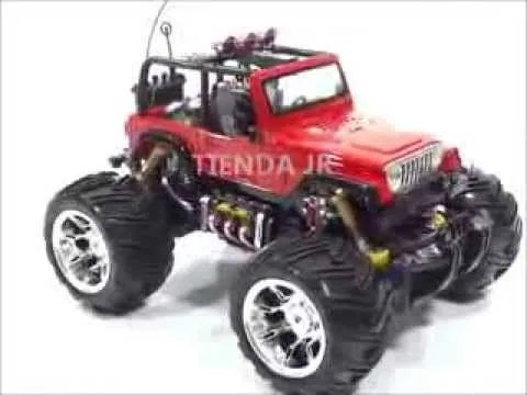 JEEP CARRO CONTROL REMOTO MONSTER JUGUETE PARA NIÑOS LUCES Y ...