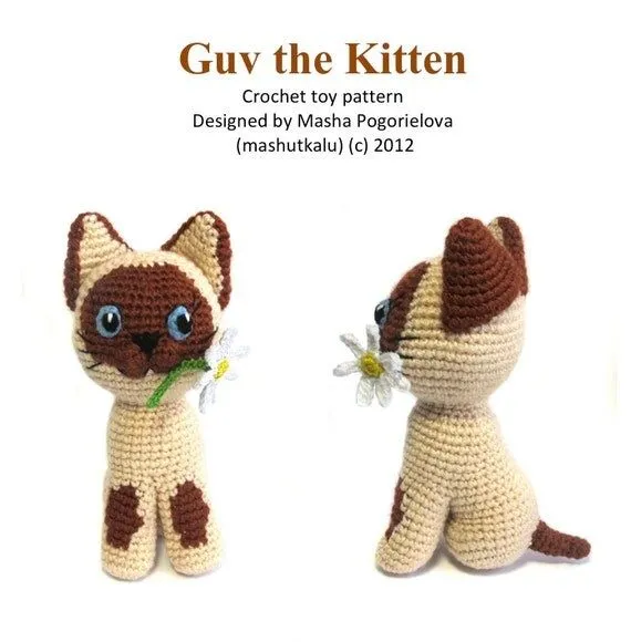 Jefe el gatito pdf crochet patrón de juguete por mashutkalu Jefe el gatito pdf crochet patrón de juguete por mashutkalu