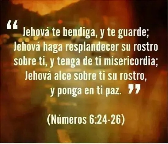 Jehová te bendiga | Versiculos/fraces BIBLICAS | Pinterest