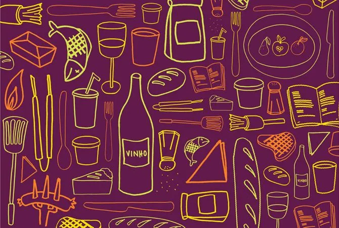 jeronymo cafe - wallpaper - me illustrate