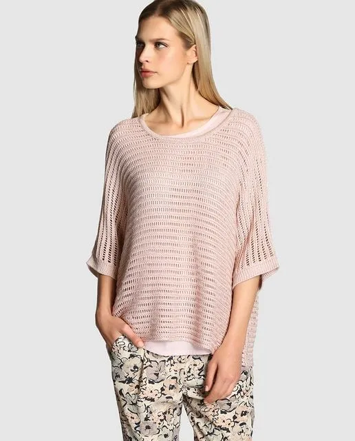 Jersey de punto calado y escote barco · Elogy · Moda · El Corte Inglés