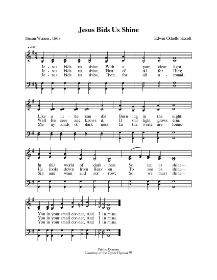 Jesus Bids Us Shine - Hymnary.org