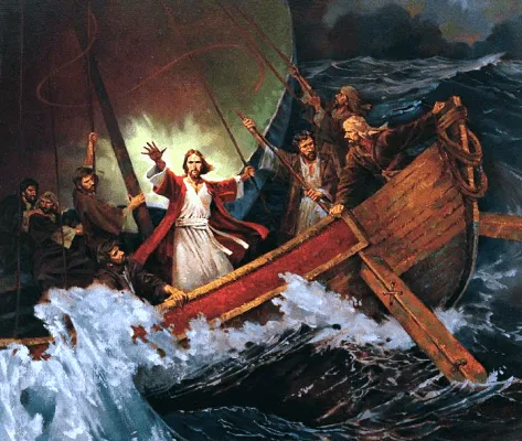 Jesús calma la tempestad - Imagui