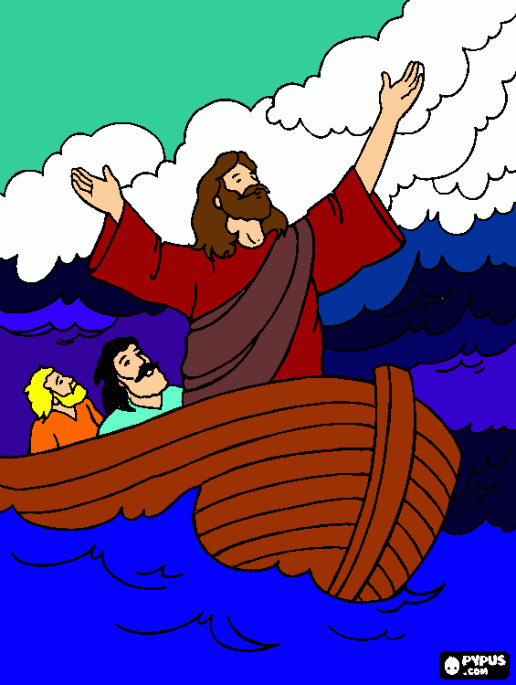 Jesus calma la tempestad para niños - Imagui Jesus calma la tempestad para niños - Imagui
