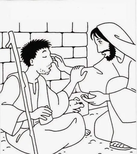Jesus Curaba Enfermos Para Colorear | Imagenes Cristianas Para ...
