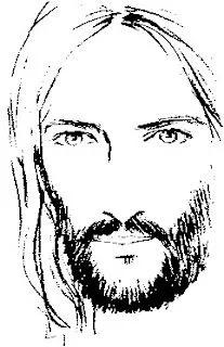 Jesús dibujo para colorear