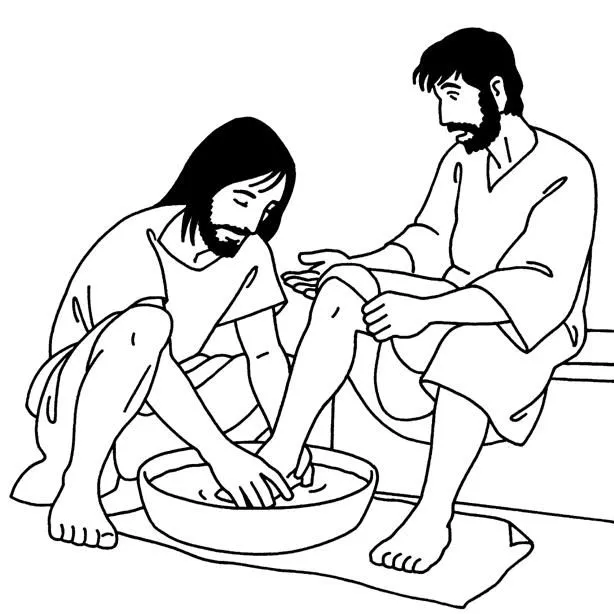 Jesús lava los pies a sus discípulos | Compartiendo por amor Jesús lava los pies a sus discípulos | Compartiendo por amor
