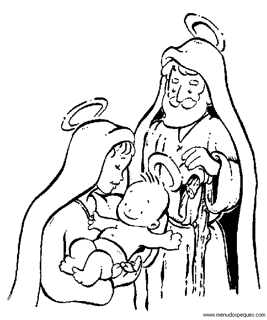 Jesús te llama - Dibujos navideños para colorear Jesús te llama - Dibujos navideños para colorear