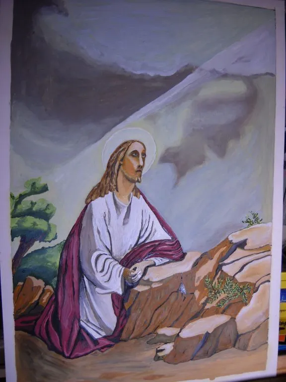 Jesus orando en el huerto Gonzalo Perez Rodriguez - Artelista. Jesus orando en el huerto Gonzalo Perez Rodriguez - Artelista.