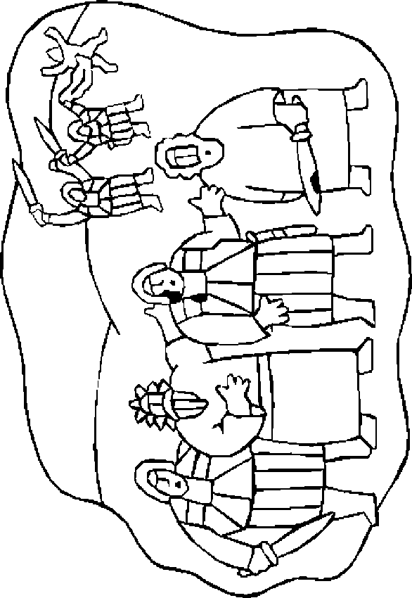 jesus sepultado Colouring Pages