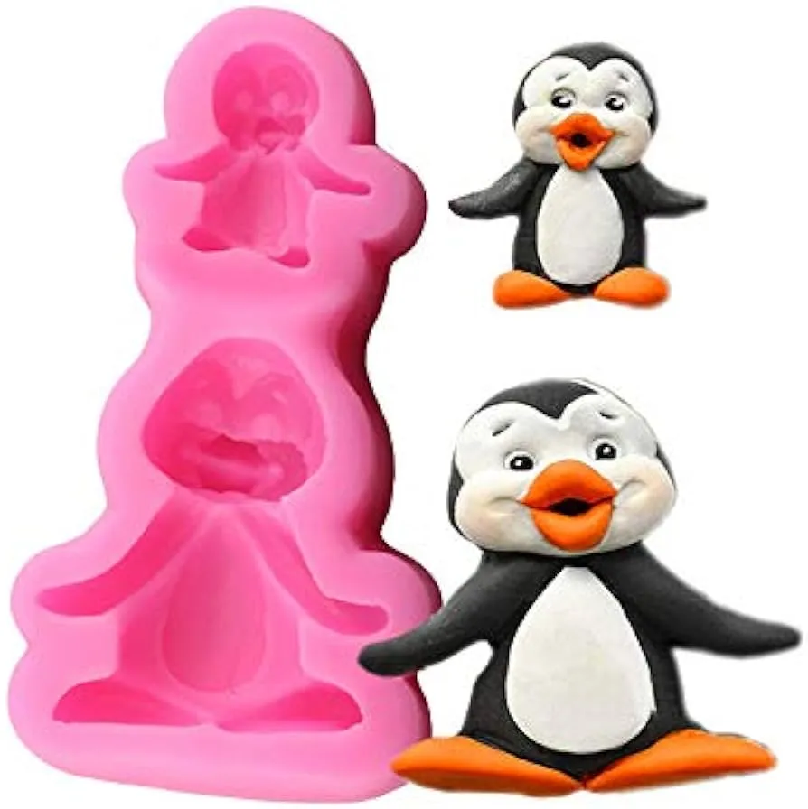 JIANCHEN Molde de Silicona Pingüino Herramientas de Cocina Christmas Cake  Decoración Herramientas Molde de Silicona Hornear Fondant Azúcar Moldes  Artesanía DIY Pastel : Amazon.com.mx: Hogar y Cocina