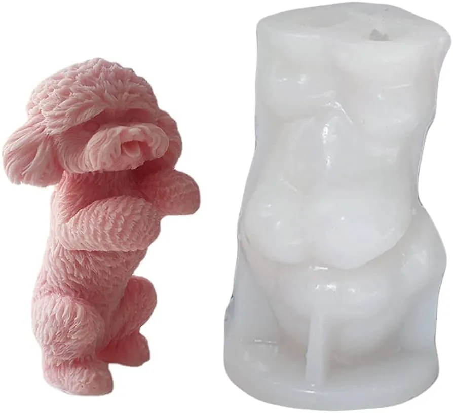JIBEVEYYI Moldes 3D para velas de perros, moldes de silicona para perros de peluche, para resina, gelatina, caramelos, chocolate, fondant, decoración, moldes para herramientas de horneado, reutilizables (perro 1) : Amazon.com.mx: Hogar JIBEVEYYI Moldes 3D para velas de perros, moldes de silicona para perros de peluche, para resina, gelatina, caramelos, chocolate, fondant, decoración, moldes para herramientas de horneado, reutilizables (perro 1) : Amazon.com.mx: Hogar