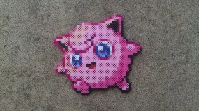 Jigglypuff Pokémon bead sprite | Video Game Bead Sprites ... Jigglypuff Pokémon bead sprite | Video Game Bead Sprites ...