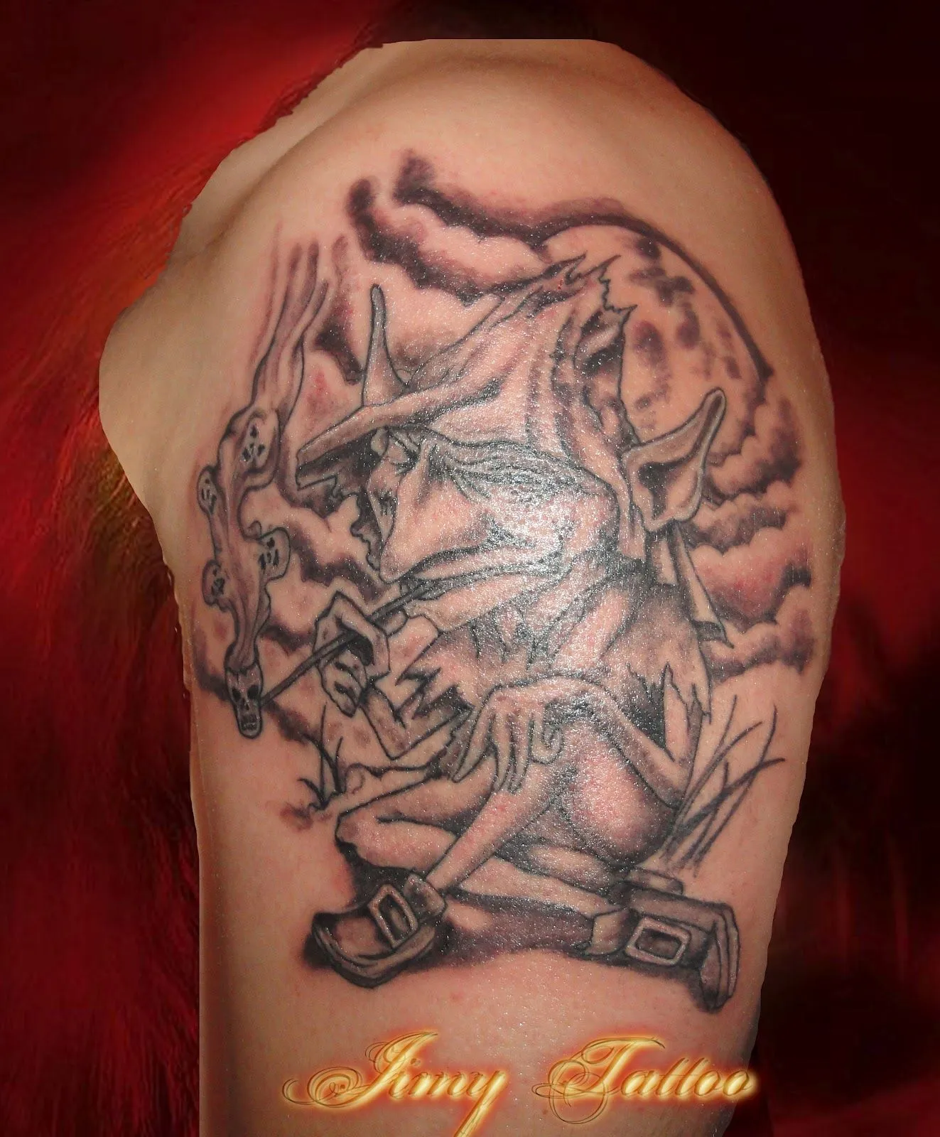 Jimy Tattoo: Duende Fumando (