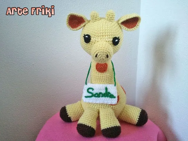 Jirafa Amigurumi - Arte Friki