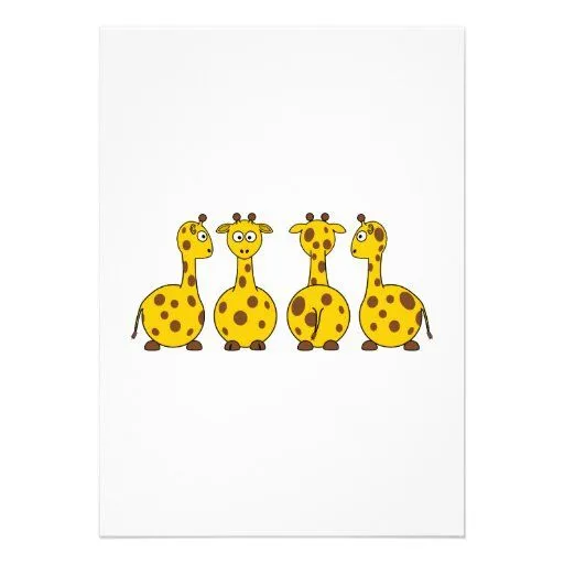 Jirafas BEBE animadas - Imagui