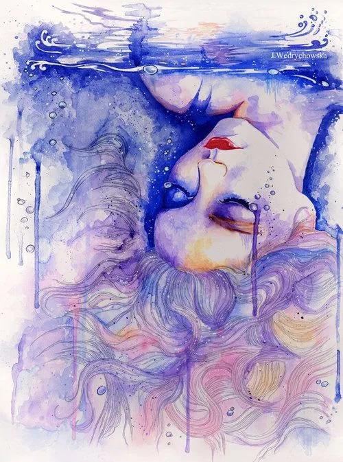 Joanna Wedrychowska y sus retratos a acuarela | laccreatividad