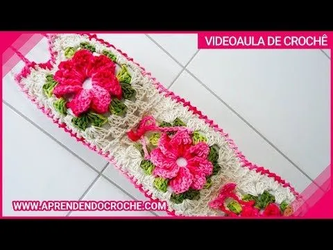 Jogo Banheiro Crochê Floral - Porta Papel Higiênico - Aprendendo ...