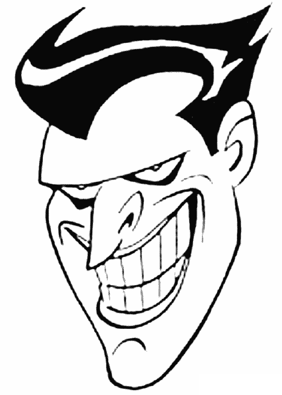 Joker para colorear - Imagui