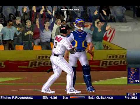 Jonron de Gregor Blanco ante el Kid Rodriguez Caracas-Magallanes ...