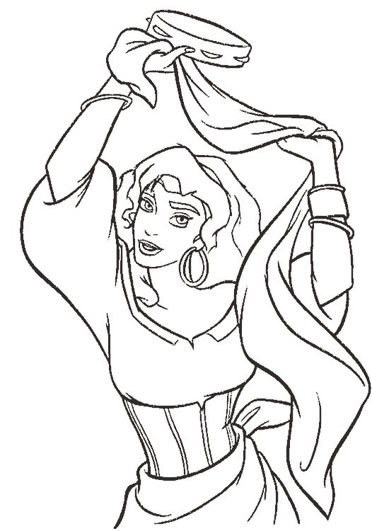 El Jorobado de Notre Dame de Disney †: Dibujos para colorear de ... El Jorobado de Notre Dame de Disney †: Dibujos para colorear de ...