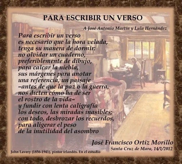 José Francisco Ortiz, escritor.: JOSÉ FRANCISCO ORTIZ MORILLO ... José Francisco Ortiz, escritor.: JOSÉ FRANCISCO ORTIZ MORILLO ...