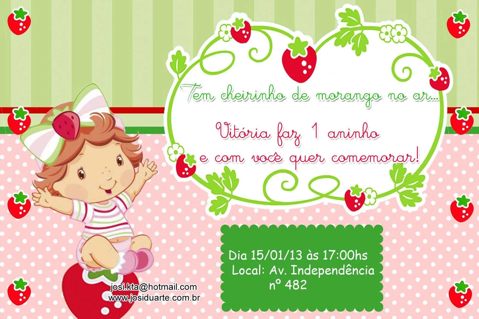 Josi Duarte Convites e Personalizados: Fevereiro 2013