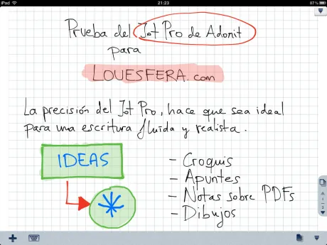 Jot Pro: Perfecto para escritura en el iPad | Louesfera
