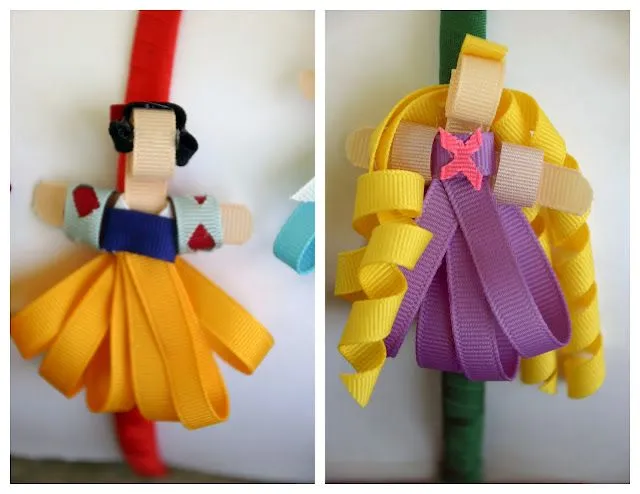 DIY Princesas Disney con lazos | Minibu