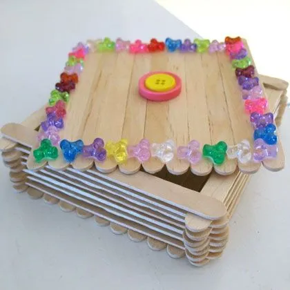 Imagenes de manualidades con abatelenguas - Imagui