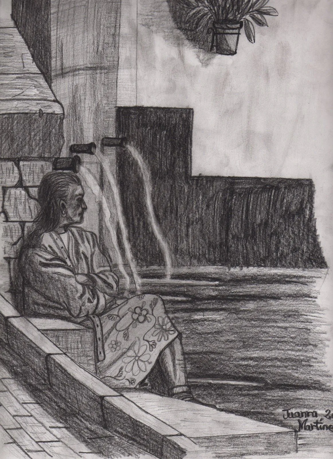 Juanra Martínez Sánchez Pinturas y Dibujos: Dibujo a carboncillo ... Juanra Martínez Sánchez Pinturas y Dibujos: Dibujo a carboncillo ...