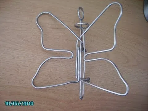 Juego de alambre, mariposa. - YouTube