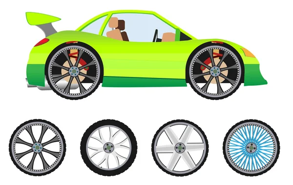 Juego de autos Tuning — Vector stock © Mix3r #49247153